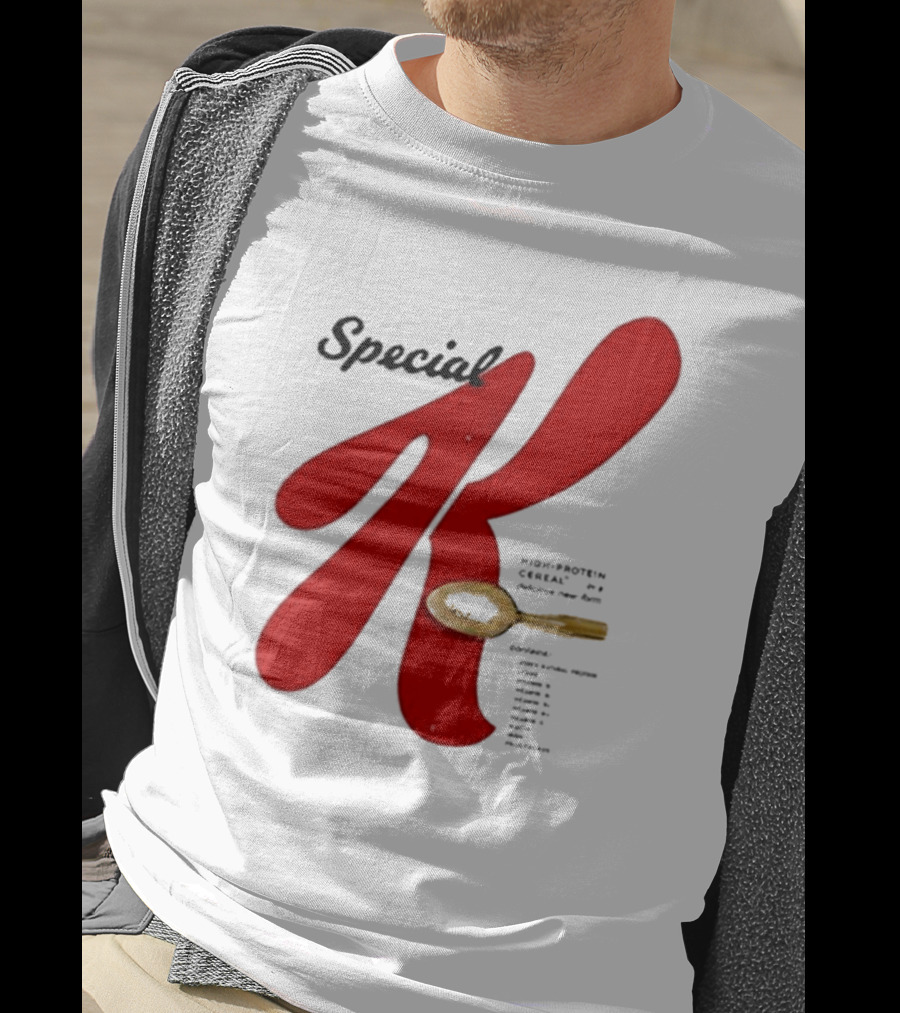 Special K High Protein Cereal Ketapoloclub Spoon T-Shirt