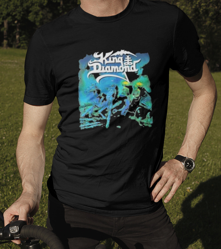 King Diamond Abigail Album Art Blue And Green T-Shirt
