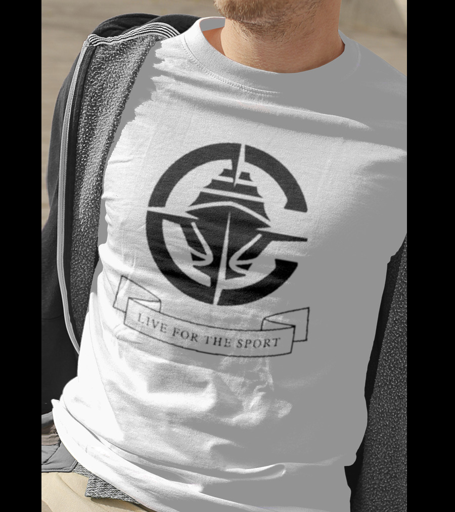 Live For The Sport Lac New Logo Helmet T-Shirt