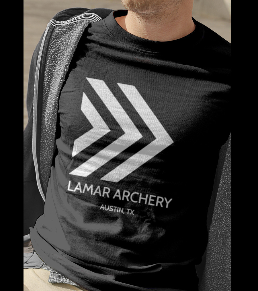 Lamar Archery Austin TX Arrow T-Shirt