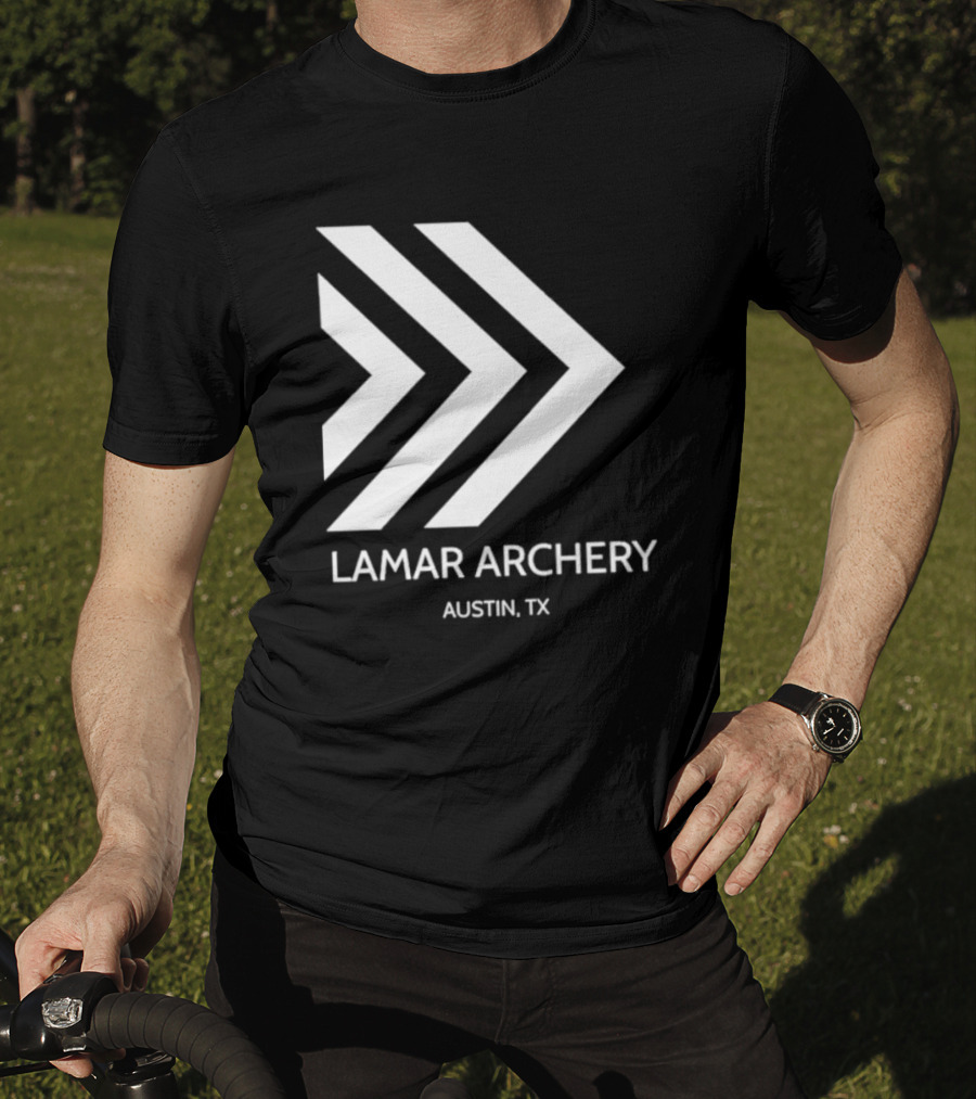 Lamar Archery Austin TX Arrow T-Shirt