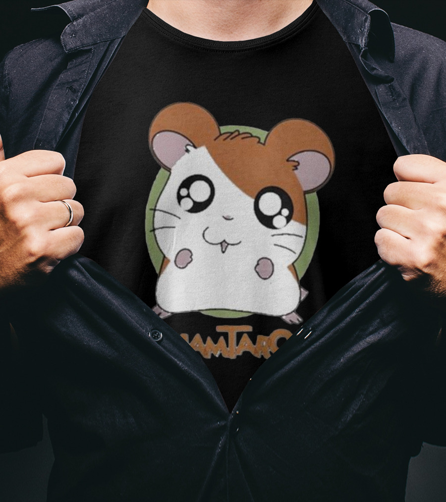 Mamono World Hamtaro Goataro Cute Hamster Friend T-Shirt
