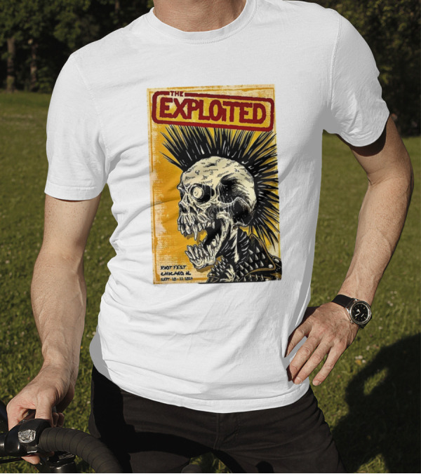The Exploited Skull Riot Fest Chicago IL Sept 20-22 T-Shirt