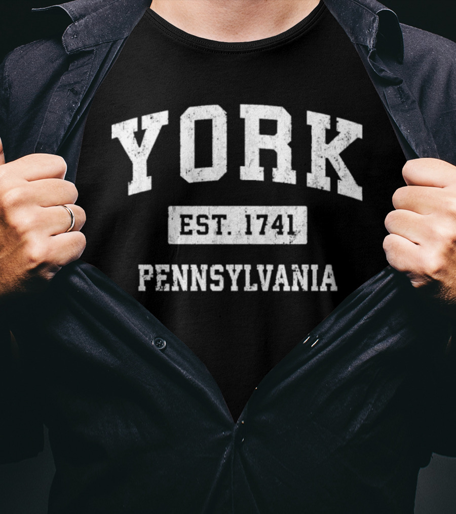 York Pennsylvania Est. 1741 Vintage Sports T-Shirt