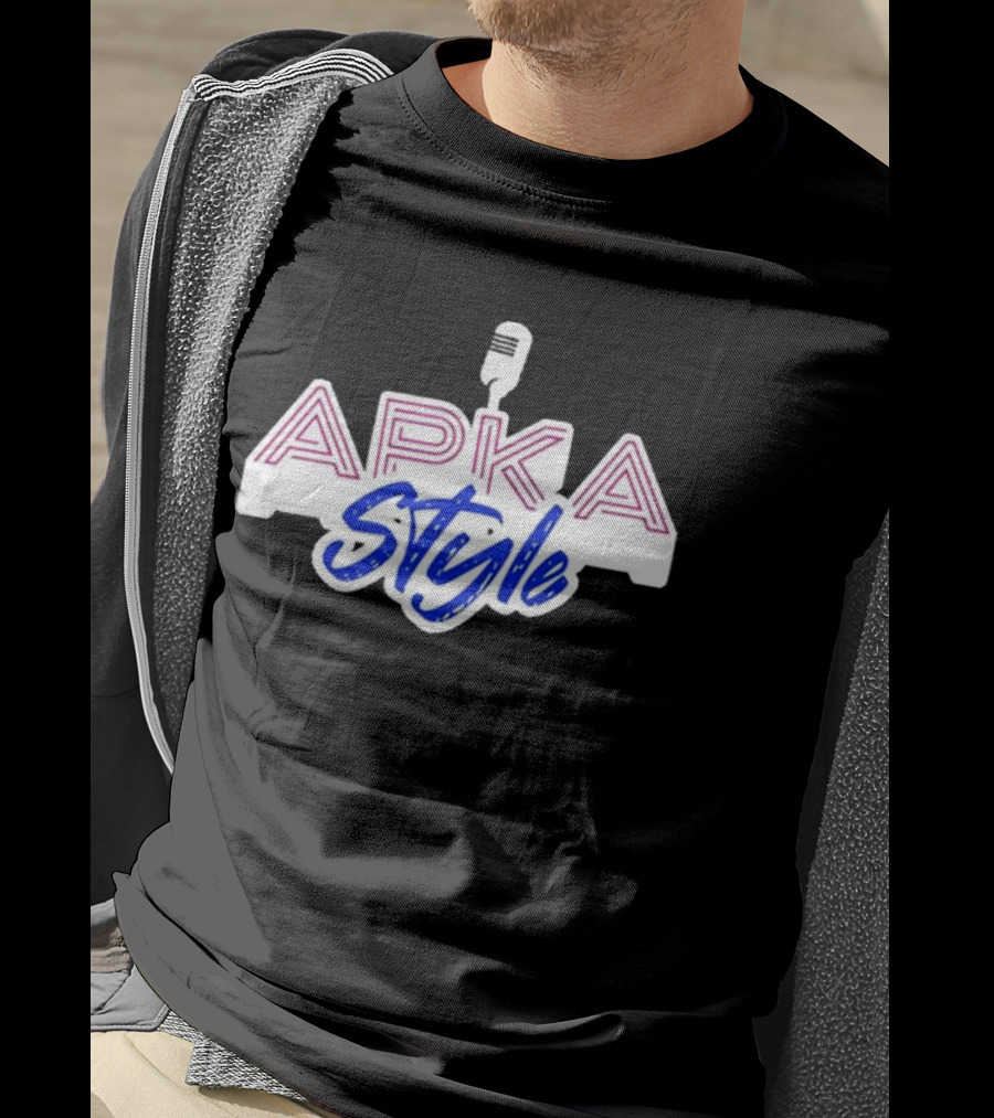 Apka Style Microphone Angaar Round T-Shirt