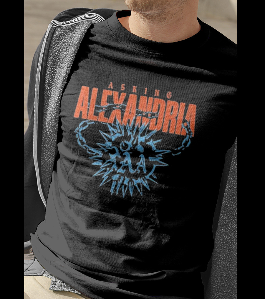 Asking Alexandria Blue Flail And Chain T-Shirt