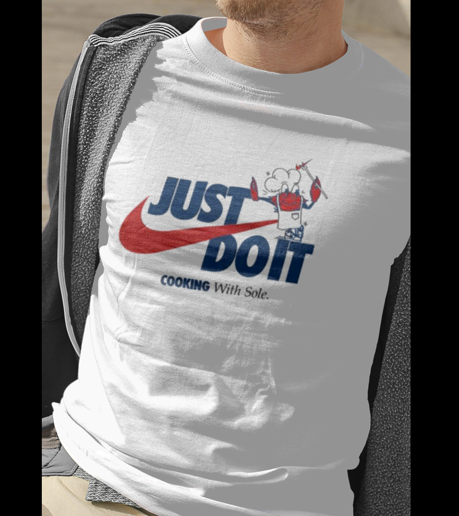 JUST DO IT Cooking With Sole Chef Swoosh T-Shirt