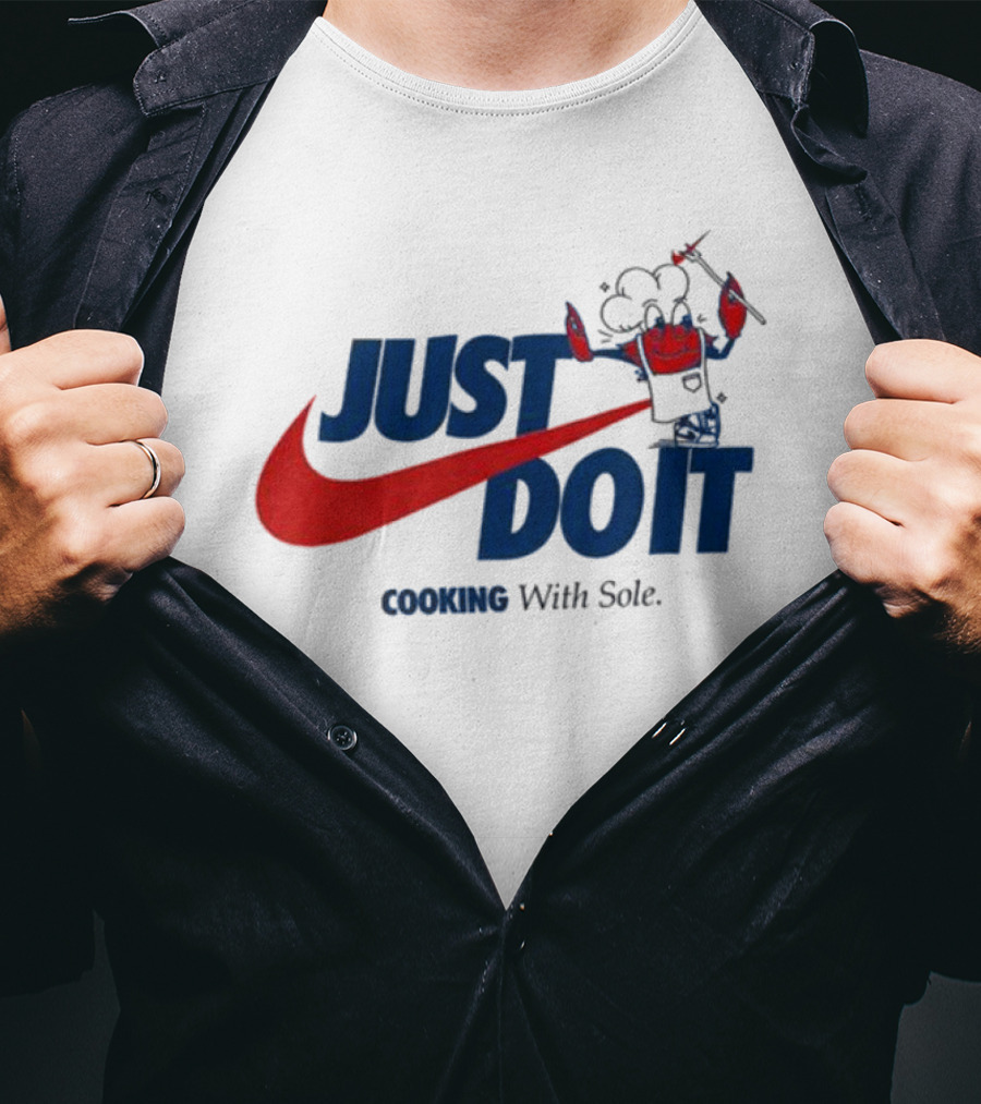 JUST DO IT Cooking With Sole Chef Swoosh T-Shirt