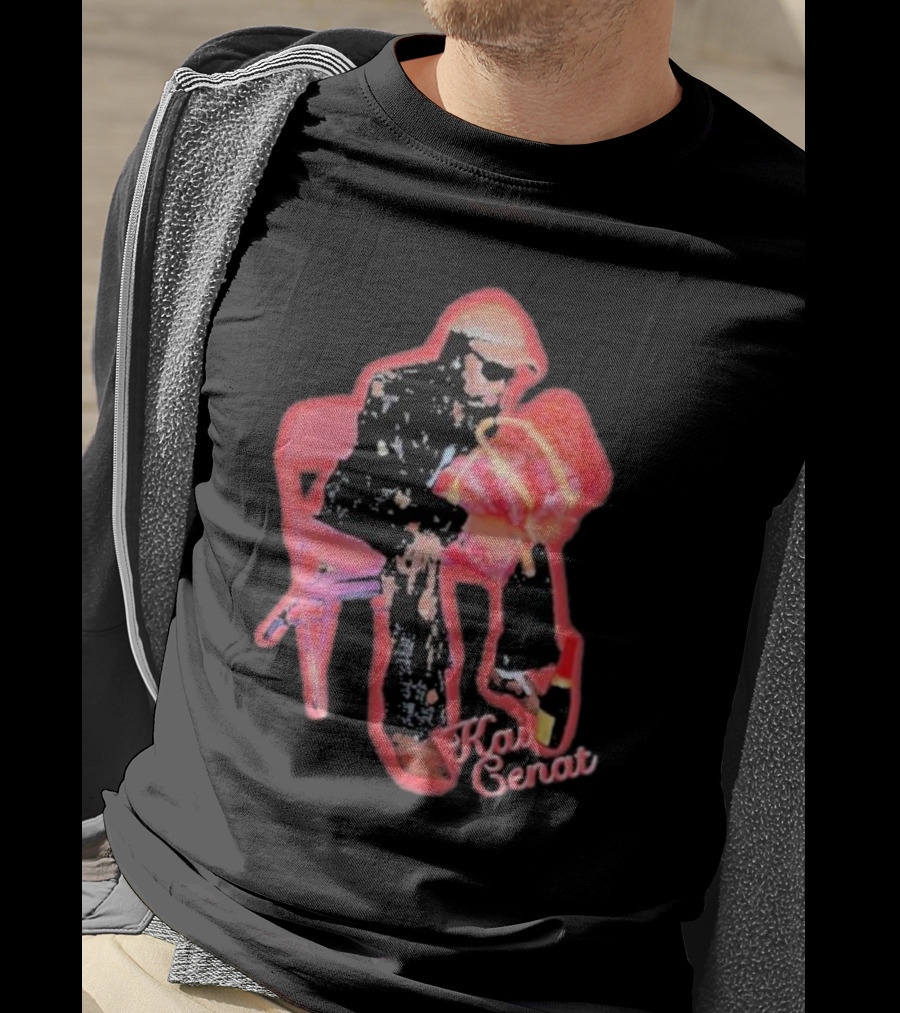Kai Cenat Neon Style Artistic Pose T-Shirt
