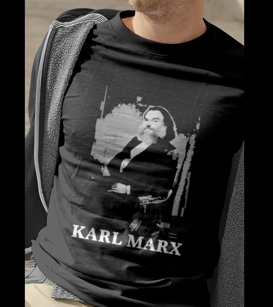 Karl Marx Jack Black Mashup T-Shirt