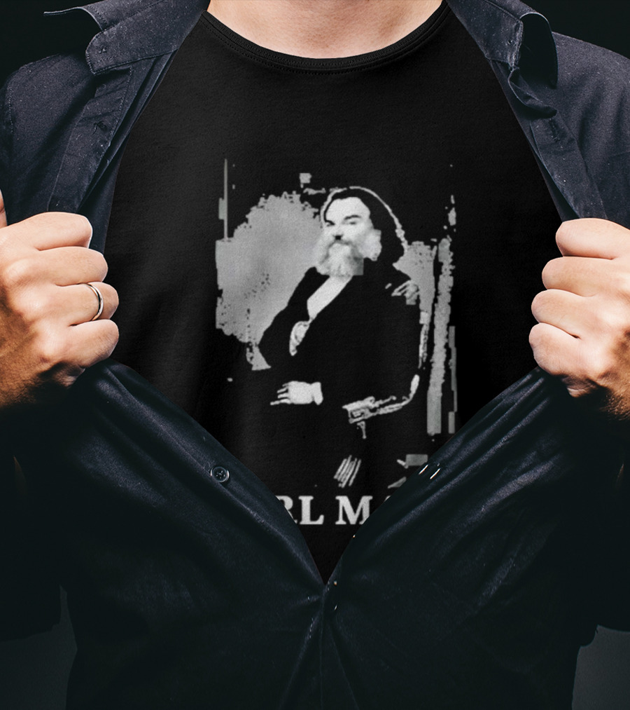 Karl Marx Jack Black Mashup T-Shirt