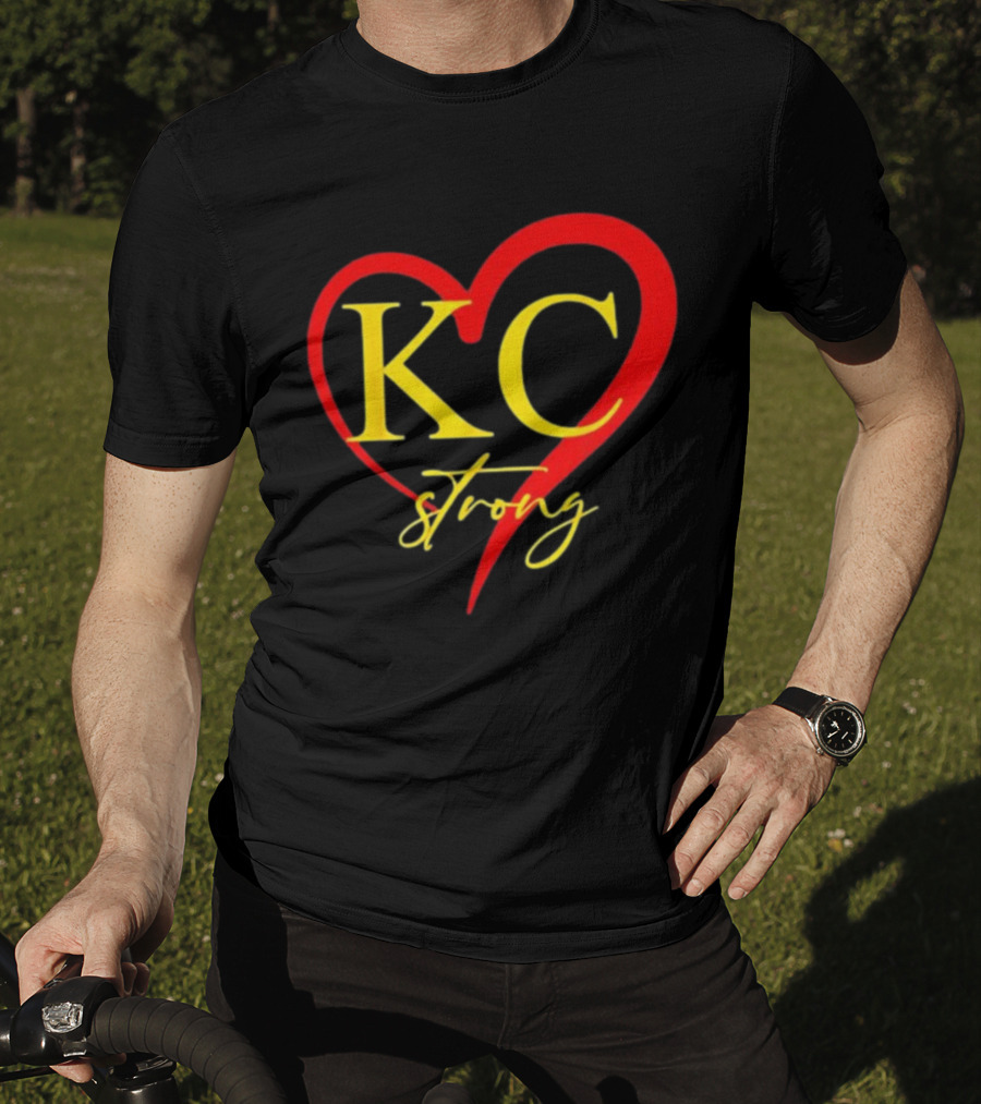 KC Strong Heart Design Kansas City Strong T-Shirt
