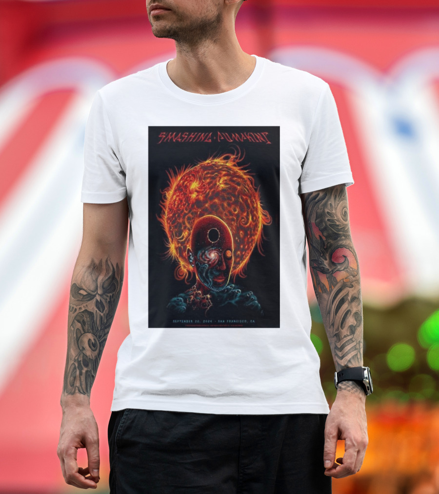 Smashing Pumpkins San Francisco Oracle Park September 20 2024 Cosmic Tour T-Shirt