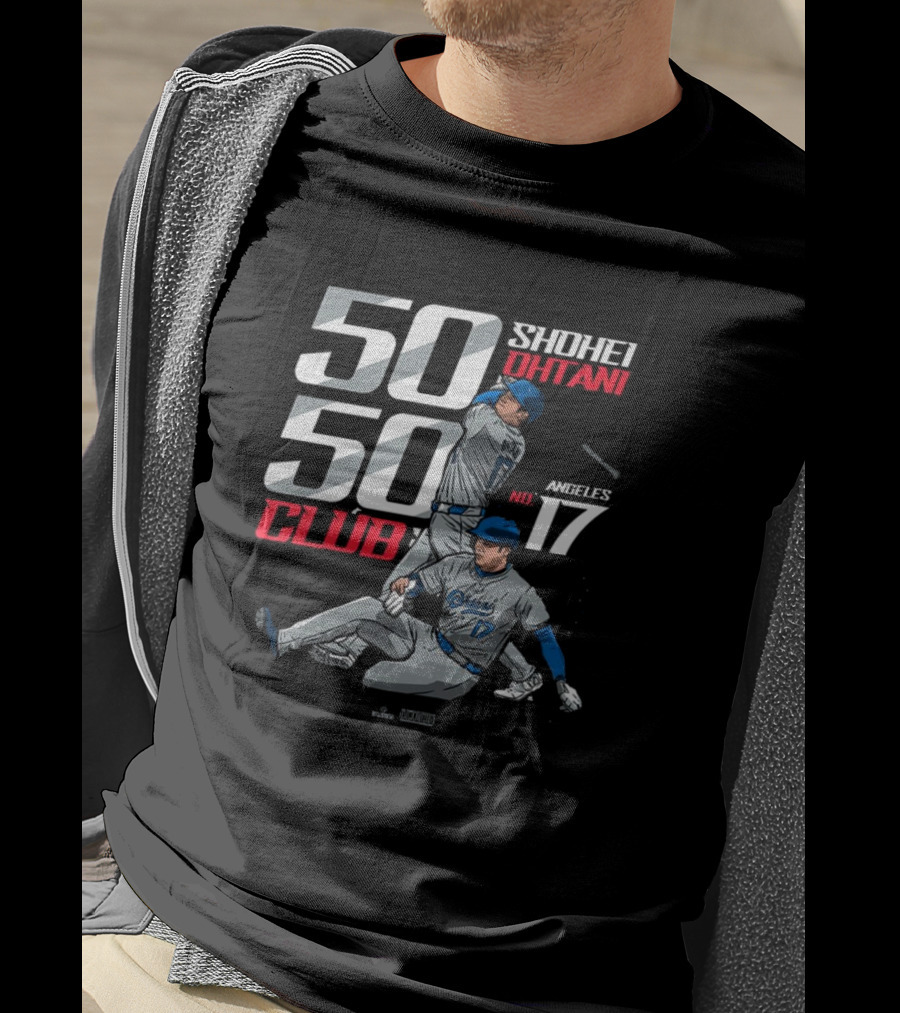 50 50 Club Shohei Ohtani Los Angeles No 17 T-Shirt