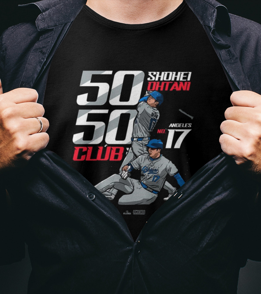 50 50 Club Shohei Ohtani Los Angeles No 17 T-Shirt