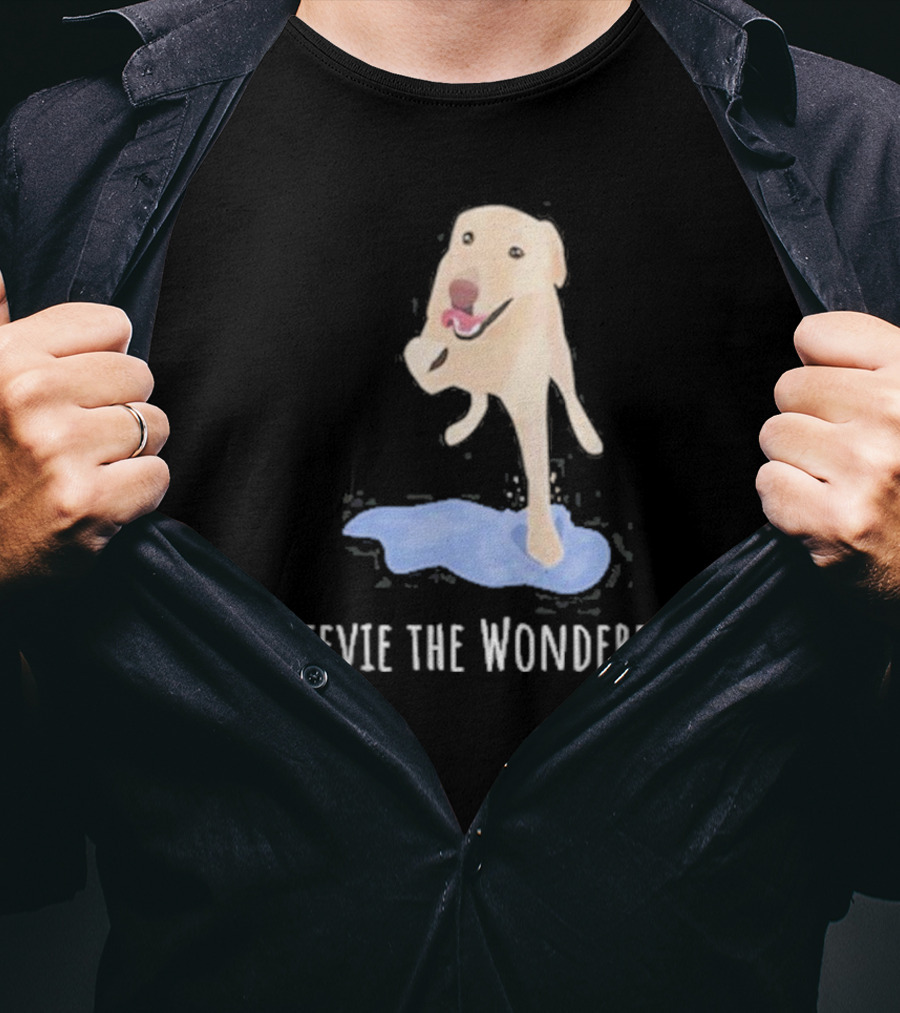 Stevie The Wonderdog Joyful Jump Over Water T-Shirt