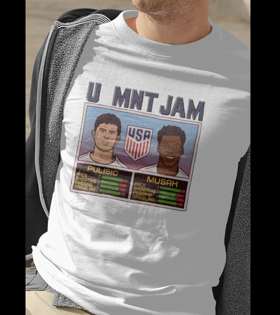 USMNT Jam Pulisic Musah USA Team Pace Shooting Passing Dribbling T-Shirt
