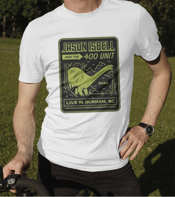 Jason Isbell And The 400 Unit Live In Durham NC 2024 Dinosaur T-Shirt