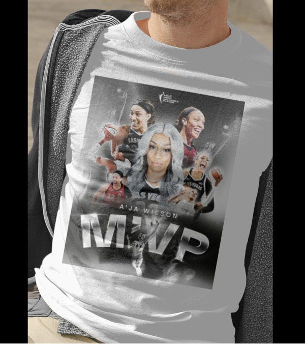 A'ja Wilson Las Vegas Aces WNBA MVP T-Shirt