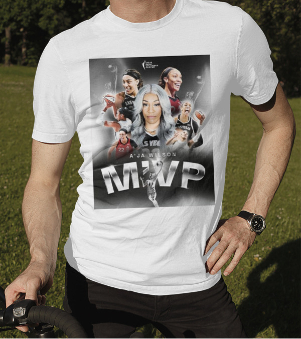 A'ja Wilson Las Vegas Aces WNBA MVP T-Shirt