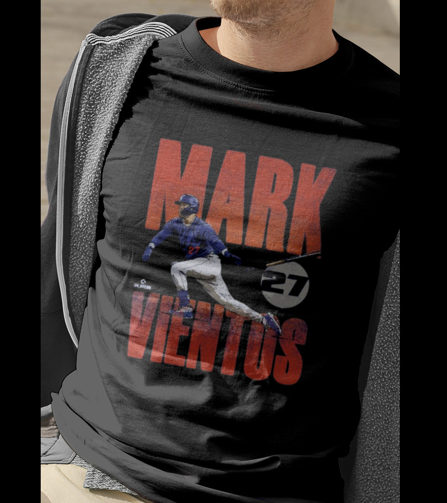 Mark Vientos 27 Action MLB New York Mets Bold Players T-Shirt