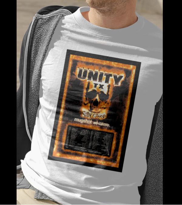 Unity TX Tour Fall 2024 Silly Goose Mugshot Dates T-Shirt