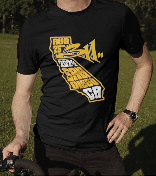 311 August 25 2024 San Diego CA California Tour T-Shirt