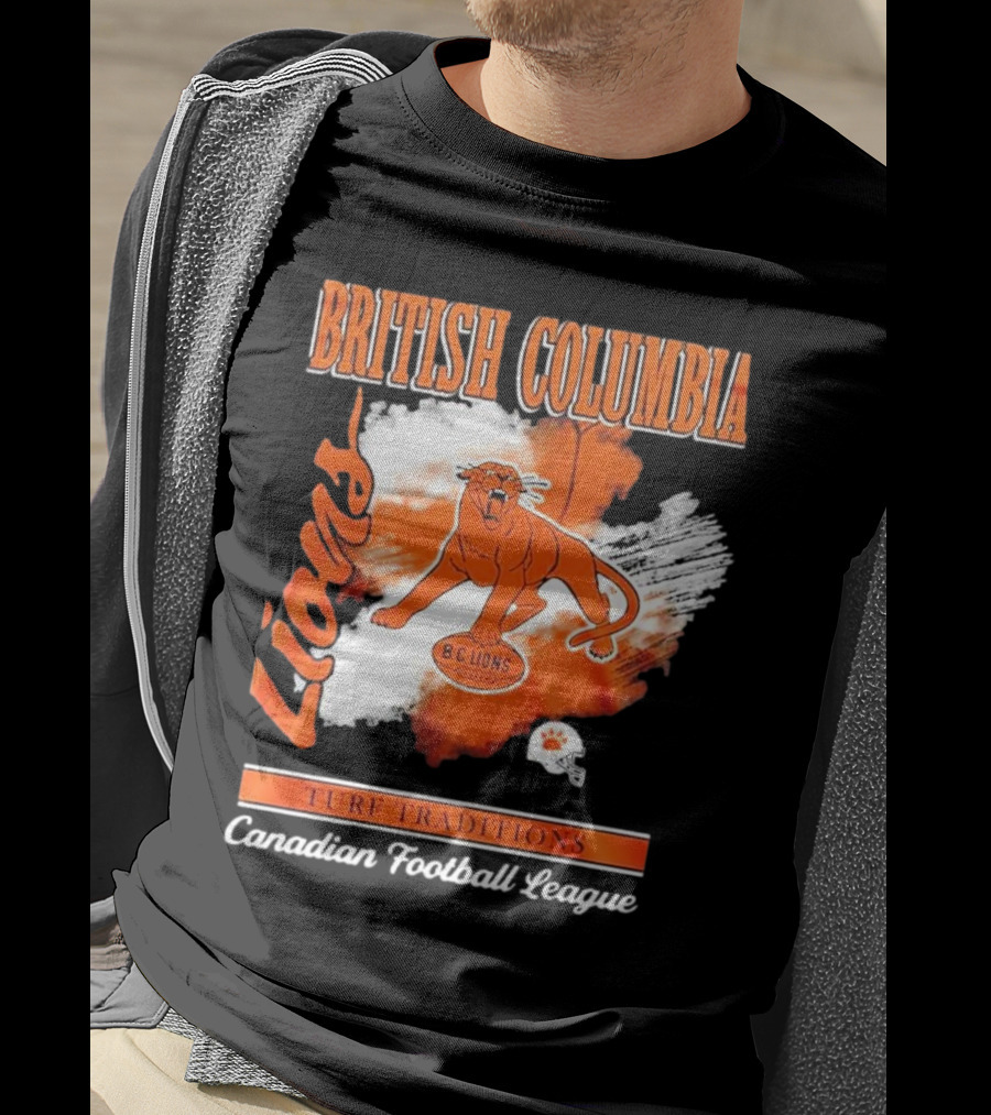 British Columbia Lions Turf Traditions Canadian Football League T-Shirt