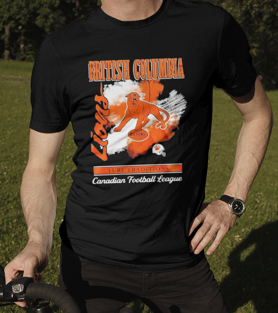 British Columbia Lions Turf Traditions Canadian Football League T-Shirt