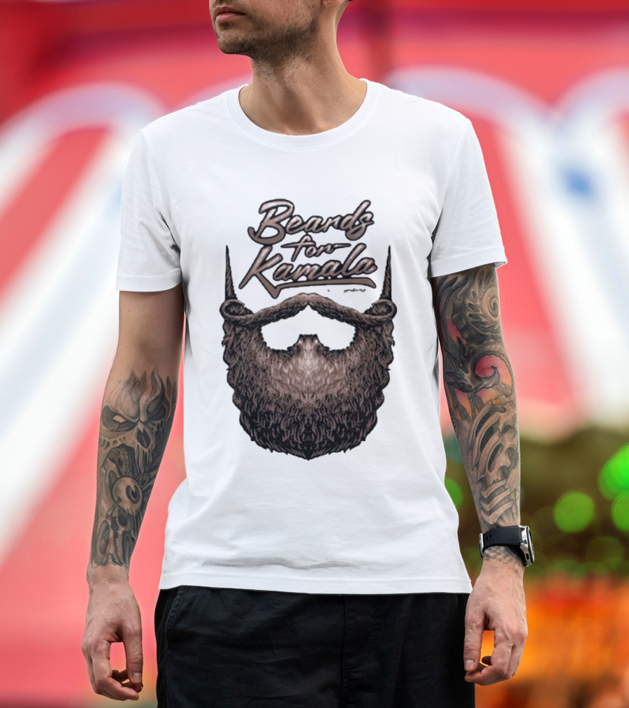 Beards For Kamala Philly Publicist T-Shirt