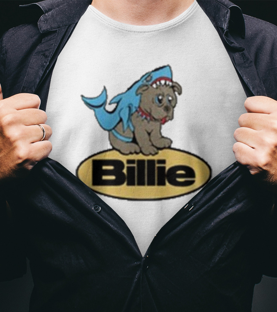 Billie Eilish Shark Puppy Raglan T-Shirt