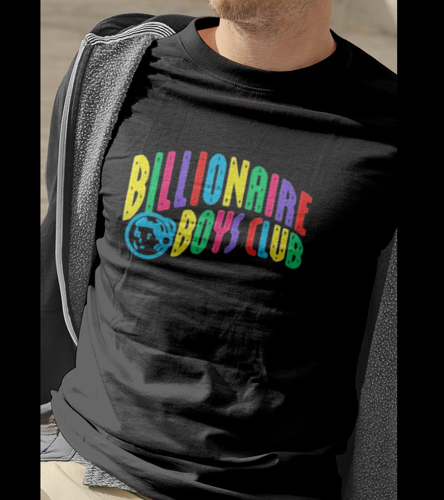 Billionaire Boys Club Kids Colorful Arch Logo With Astronaut T-Shirt