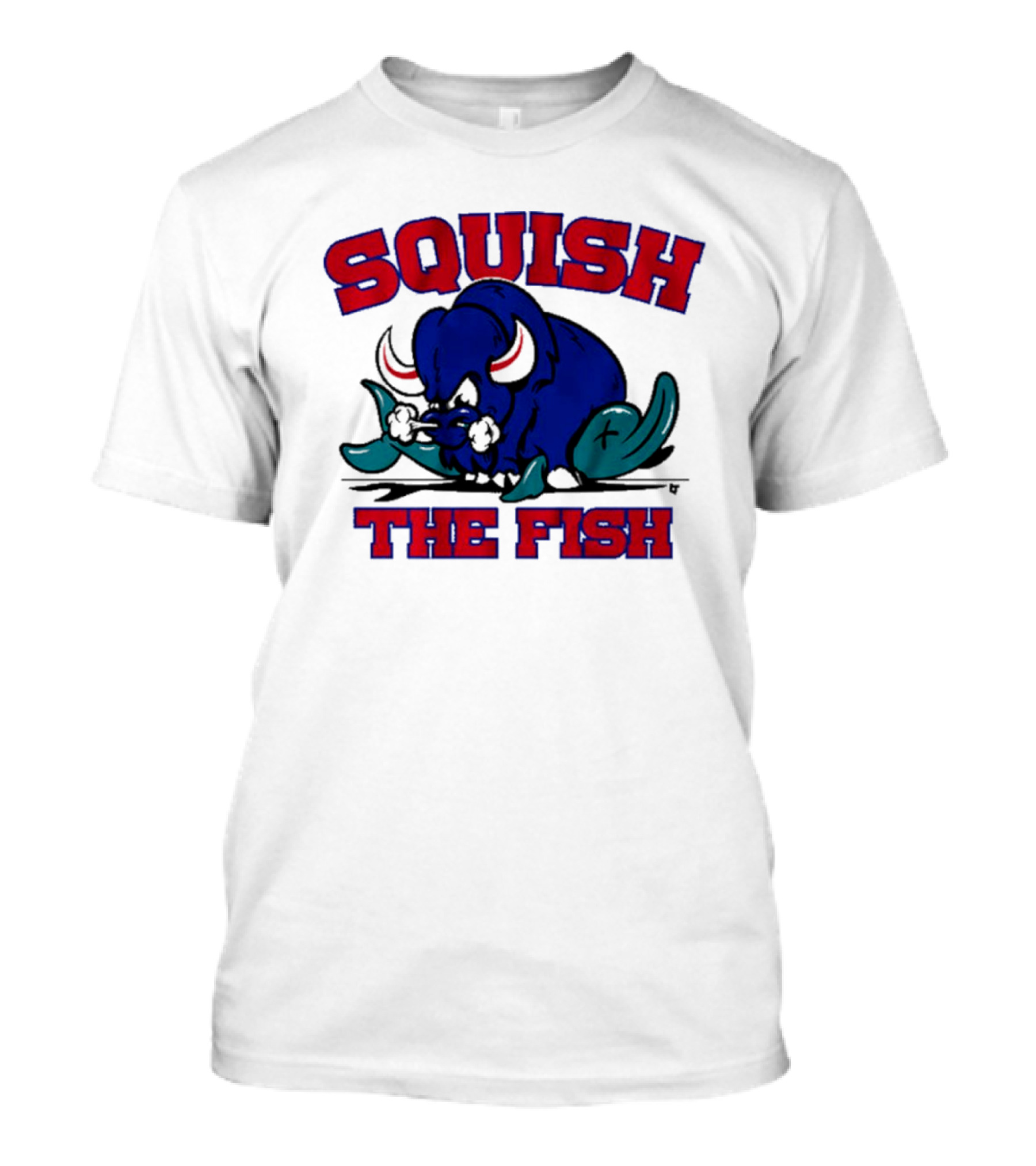 Buffalo Bills NFL Squish The Fish T-Shirt