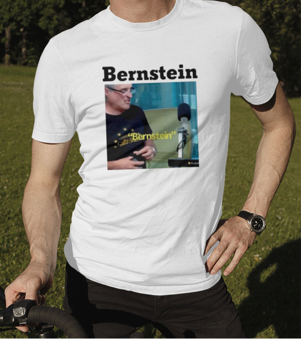 Bernstein Snarky Reply In Radio Studio Scene Featuring Microphone T-Shirt