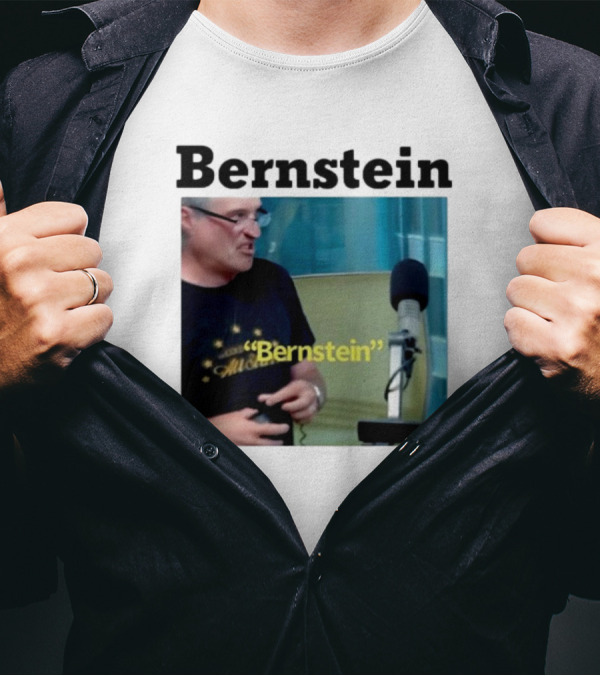 Bernstein Snarky Reply In Radio Studio Scene Featuring Microphone T-Shirt