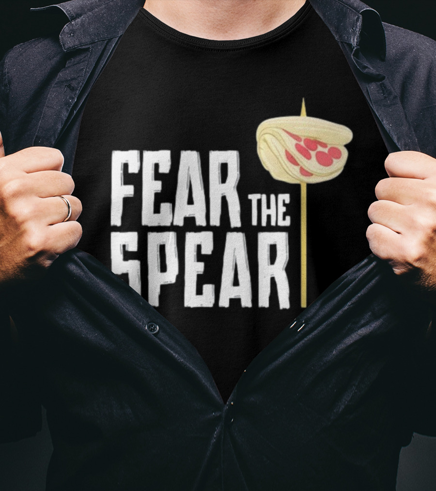 Detroit Tigers Fear The Spear Pizza T-Shirt