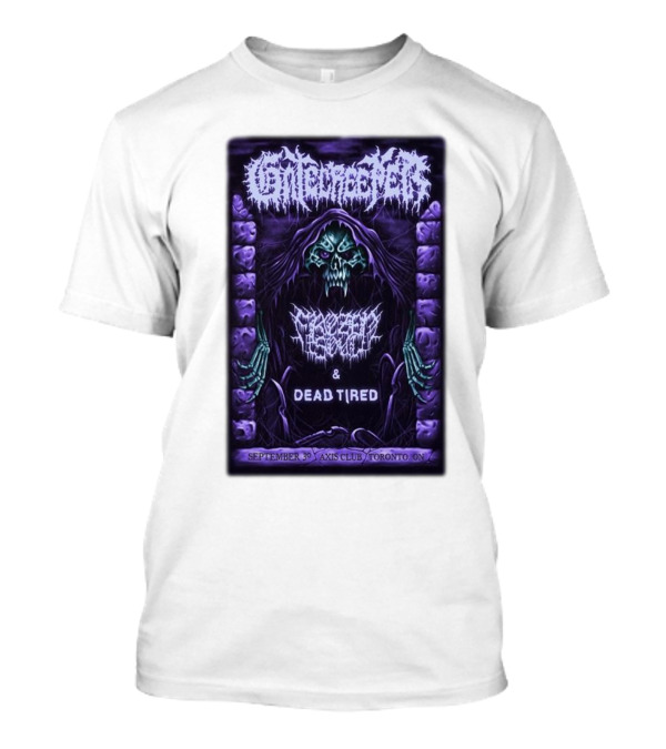 Gatecreeper Frozen Soul Dead Tired September 30 Axis Club Toronto T-Shirt