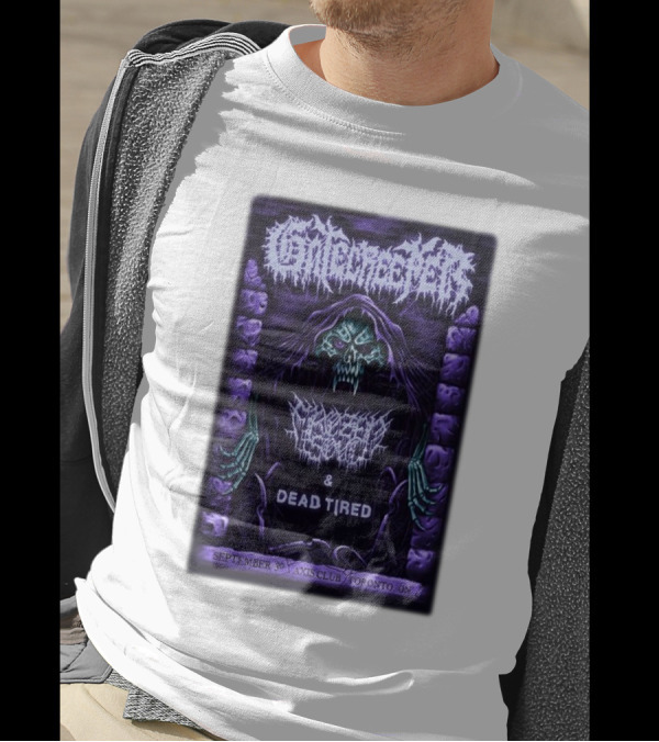 Gatecreeper Frozen Soul Dead Tired September 30 Axis Club Toronto T-Shirt