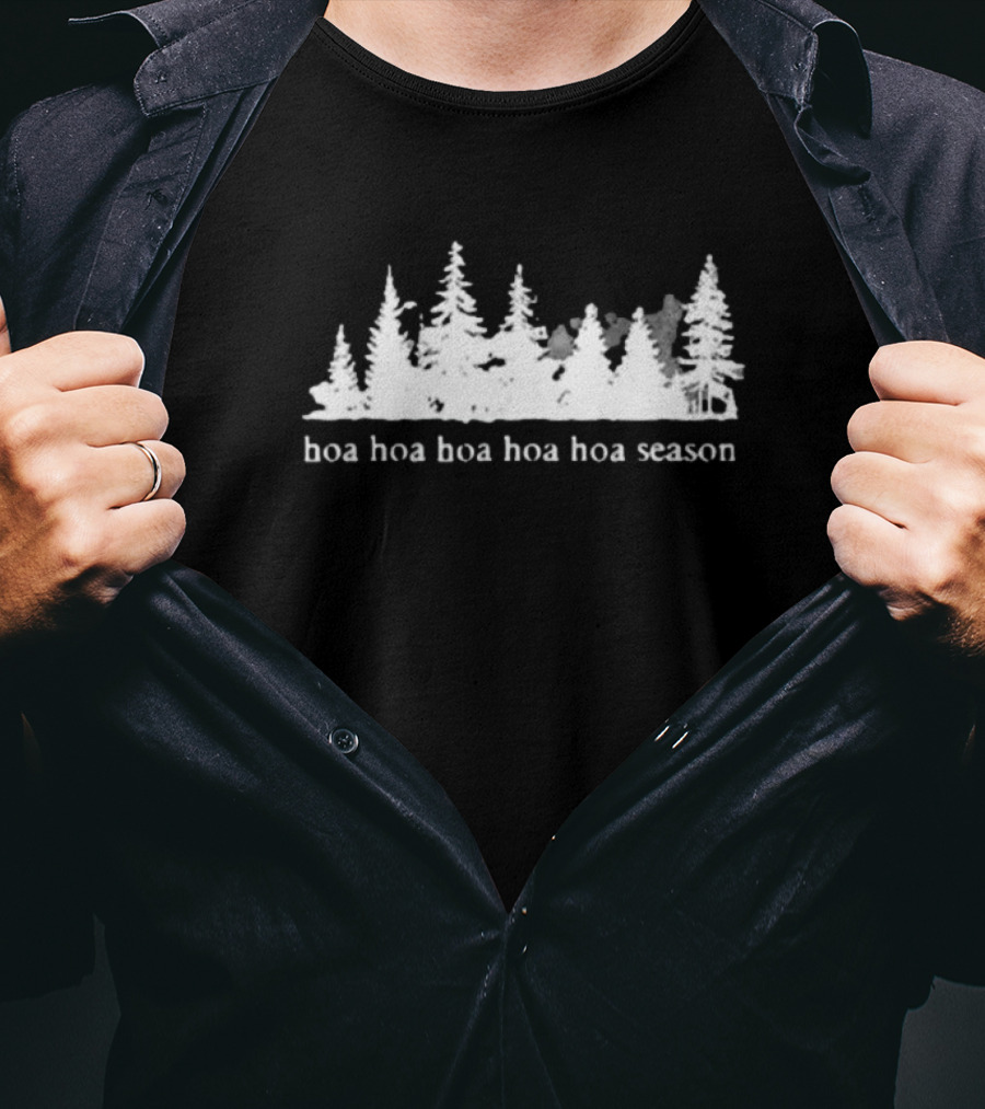 Hoa Hoa Hoa Hoa Hoa Season Twilight Forest Scene T-Shirt