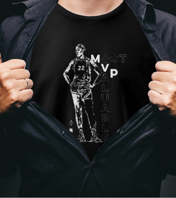 A’ja Wilson 2024 WNBA MVP Las Vegas Aces Most Valuable 22 A’Legend Round21 T-Shirt