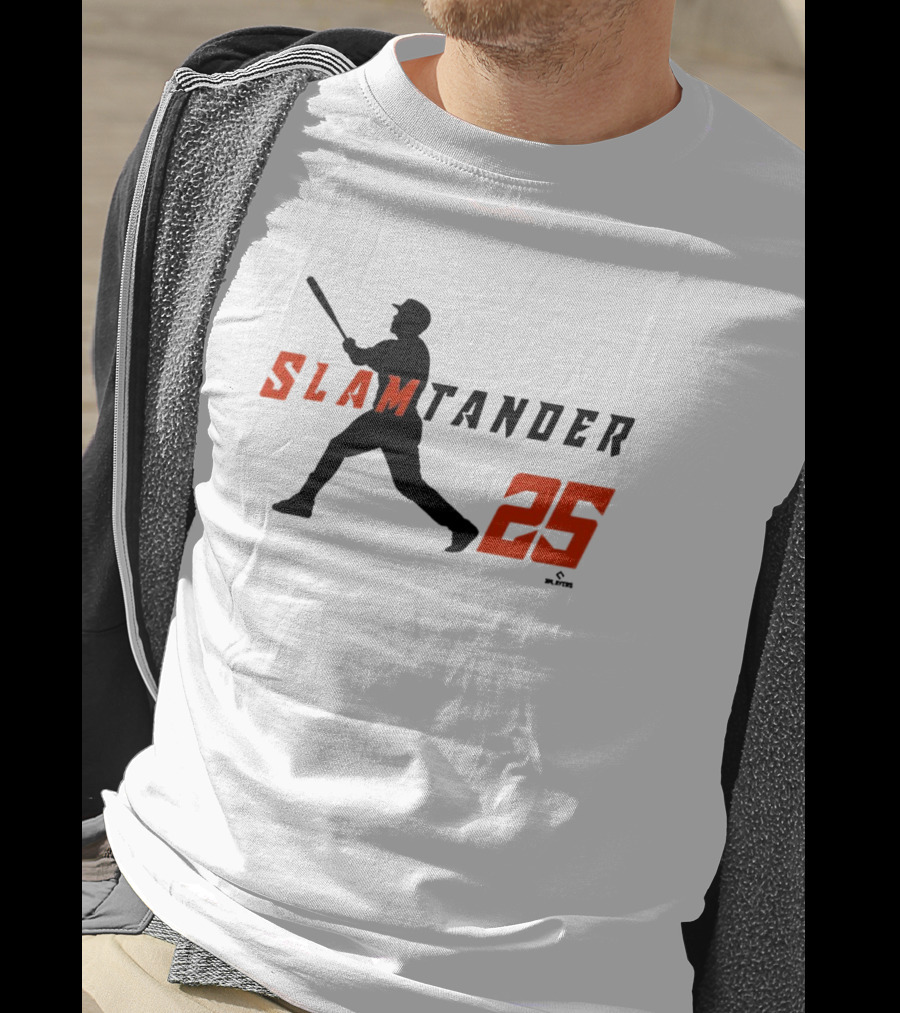 Anthony Santander Slamtander 25 Baltimore Orioles MLB Swing T-Shirt
