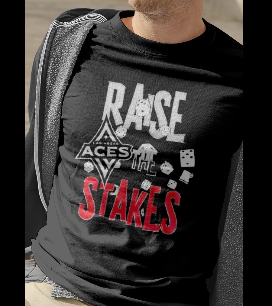 Las Vegas Aces Raise The Stakes Dice T-Shirt