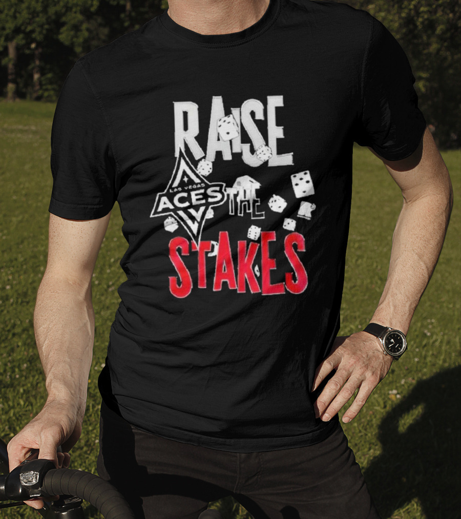 Las Vegas Aces Raise The Stakes Dice T-Shirt