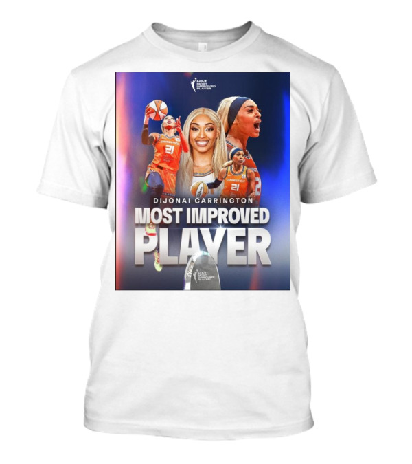 Dijonai Carrington Connecticut Sun WNBA Most Improved Player T-Shirt