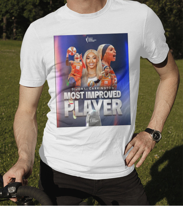 Dijonai Carrington Connecticut Sun WNBA Most Improved Player T-Shirt