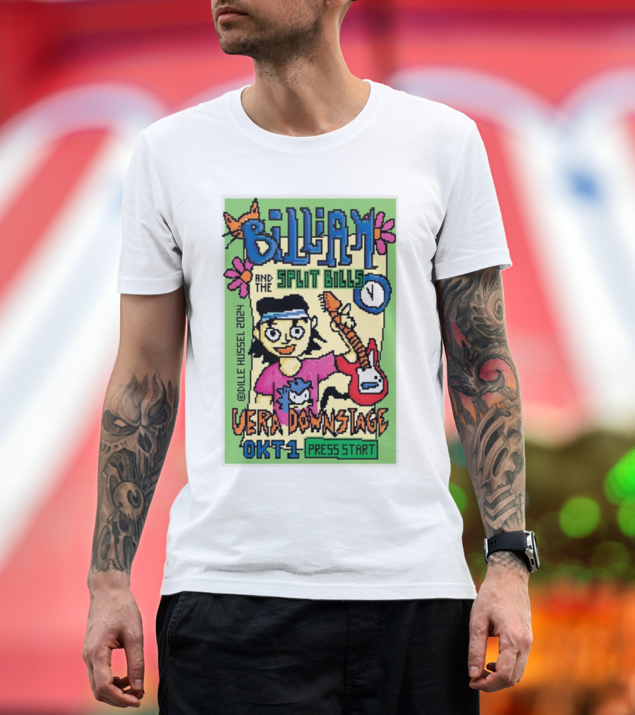 Billiam and The Split Bills Vera Downstage Groningen October 1 2024 Press Start Dille Hessel T-Shirt