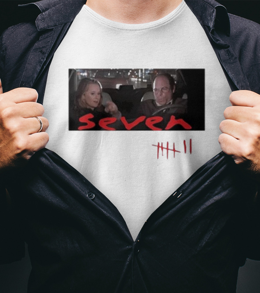 Seven Seinfeld Car Scene Parody With Tally Marks T-Shirt