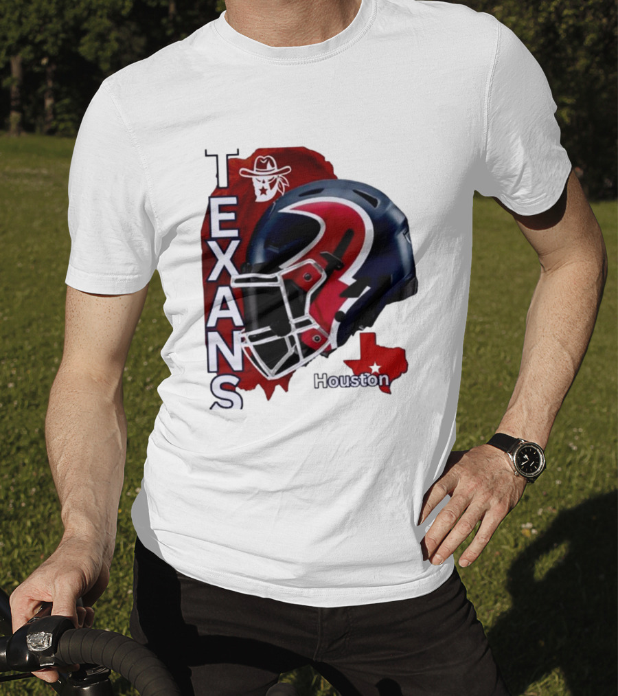 Texans Houston Team Spirit Sports Helmet Texans T-Shirt