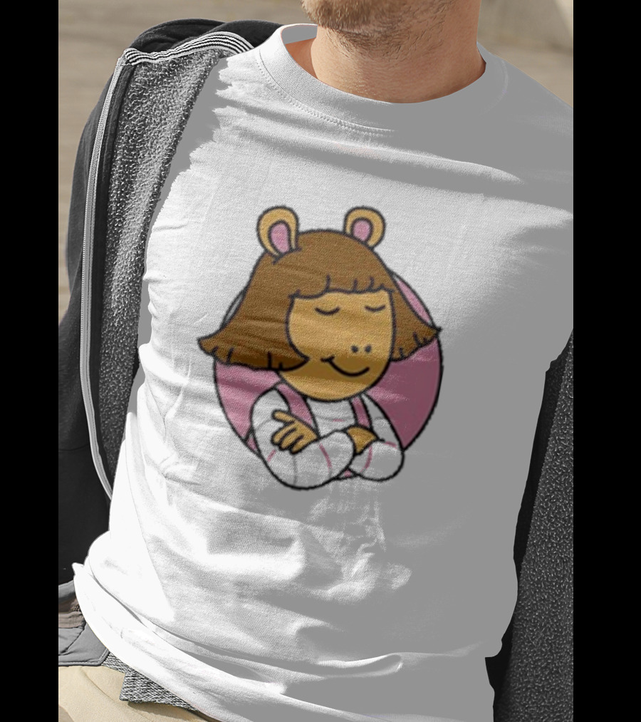 Arthur DW Cartoon Crossed Arms Confident Pose T-Shirt
