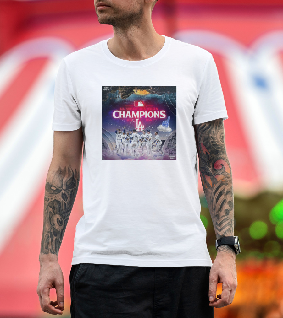 NL West Division Champions 2024 LA Dodgers T-Shirt